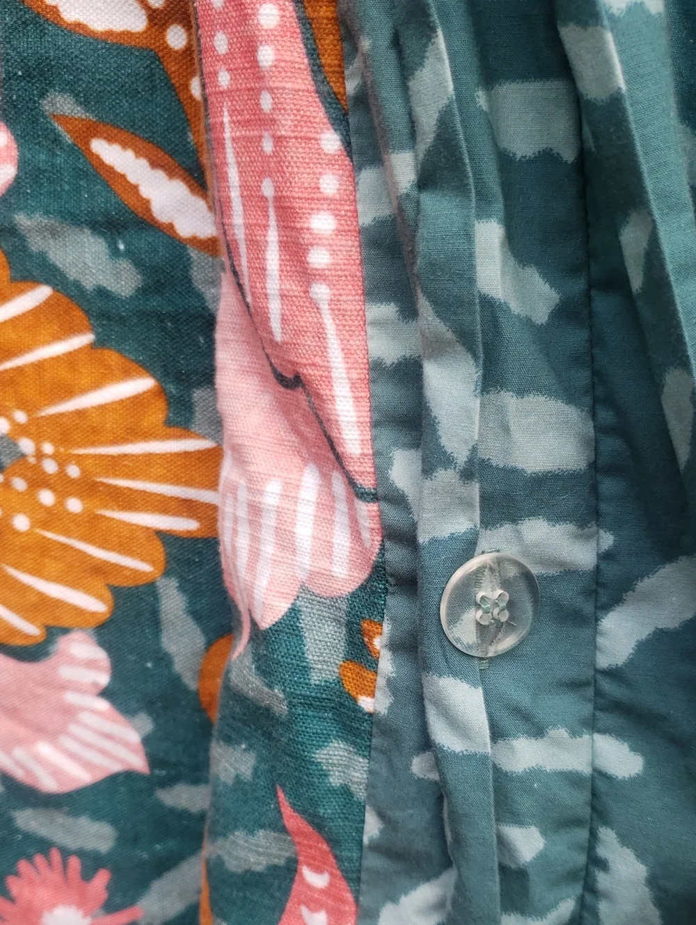 Anthropologie vibrant floral